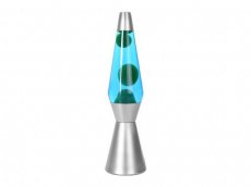 A00 Lavalamp raket blauw groen demonstaratiemodel A00 Lavalamp raket blauw groen demonstratiemodel