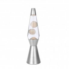 A00 Lavalamp raket transparant -wit  XL1785 A00 lampe à lave  raket blanche XL1785