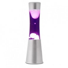 A00 Mini Lavalamp paars-wit - XL1796 A00 Mini-Lampe à lave violet-blanche XL1796