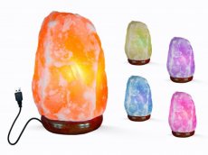 Zoutlamp usb color-changing - 500-750gram -XL2317 Lampe à sel usb color-changing - 500-75 grammes-XL2317