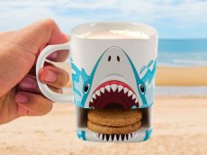 A15 "De Haai"  kopje met koekjeshouder A15 "Le Requin" tasse avec porte-biscuits